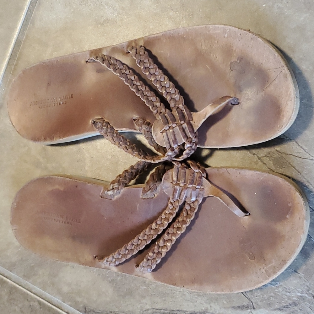 American eagle leather sandals